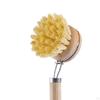 Dish Brush Ergonomic Wooden Handle Scrub Multi Use Lightweight for Counter