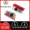 Car Sticker 2X Car Door Sign Welcome Light LED Projection Light For Mercedes Benz AMG GLC GLA GLE GLS GL W204 W176 W205 W213 W16