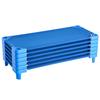 Stapelbare Kinderbettchen 52" x 23" Kindertagesstätte Schlafmatten für Kinder Blau (Packung mit 6)