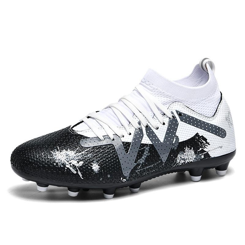 2025 New Neymar Avocado Graffiti Color Scheme Boys and Girls Youth Tendon Sole Football Shoes