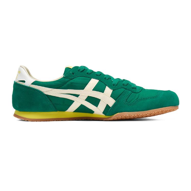 Onitsuka Tiger Serrano Retro Versatile Lifestyle Casual Shoes Unisex Sneakers Green 1183B400-307