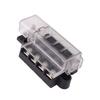 Universal 4 Ways Blade Fuse Block Box 12V 24V High Quality Fuses Box 1 In 4 Out Car Fuse Holder Box Marine Auto Fuse Connector