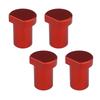 4Pcs Aluminum Alloy Bench Dogs Workbench Pegs Brake Stops for Secure Positioning in 19mm or 20mm Dog Hole