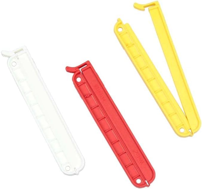 WeLoc PA110B2 110mm x CLIP-it 3-pack (White, Red, Yellow)