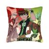 Ben 10 Anime Pillow Covers Merch Printing Cushion Cover Decorations  Throw Pillow Case Cover Sofa Multiple Sizes