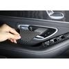 Real Carbon Fiber Interior Door Bowl Cover Trim 4PCS For Benz C-Class 2015-