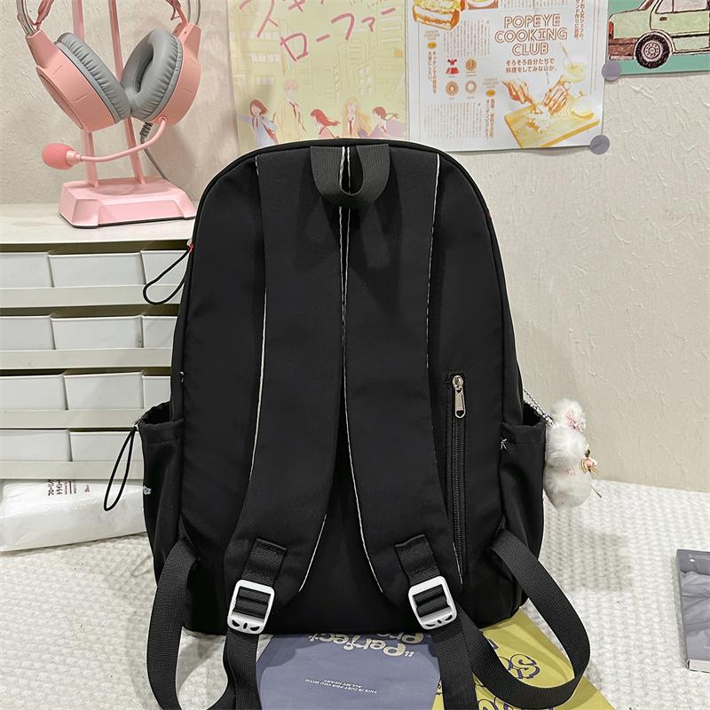 Embroidery Student Schoolbag Women's Large Capacity Backpack