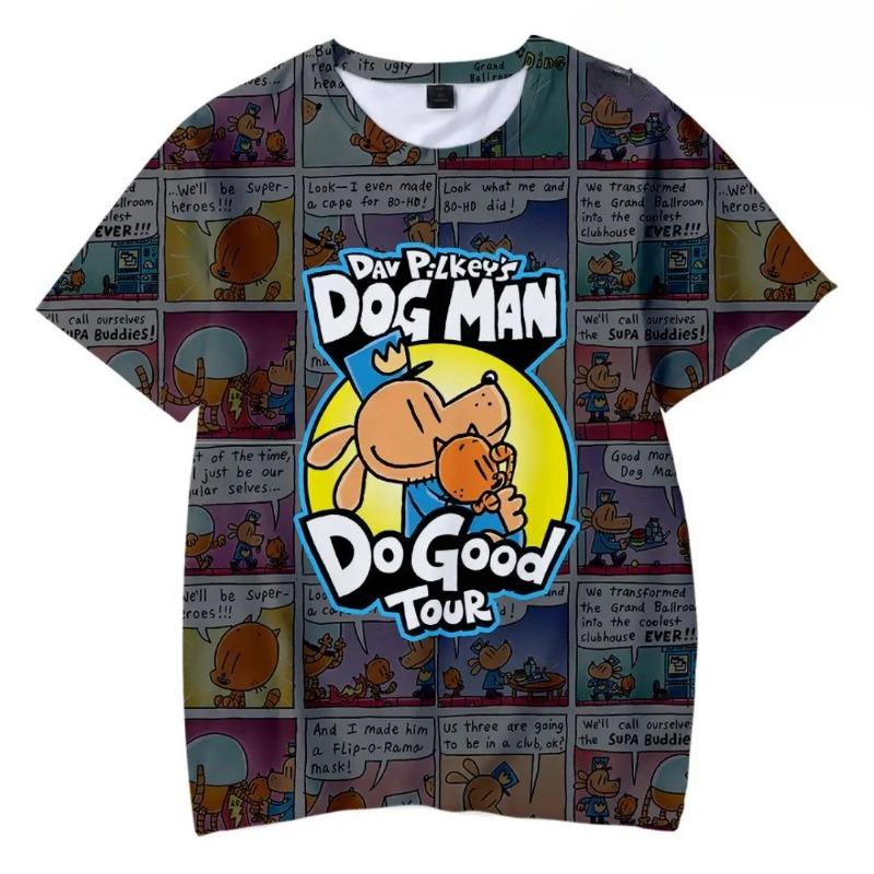 T-Shirt for Girls 3D Print Cute Dog Graphic T Shirts Summer Short Sleeves Casual Fashions