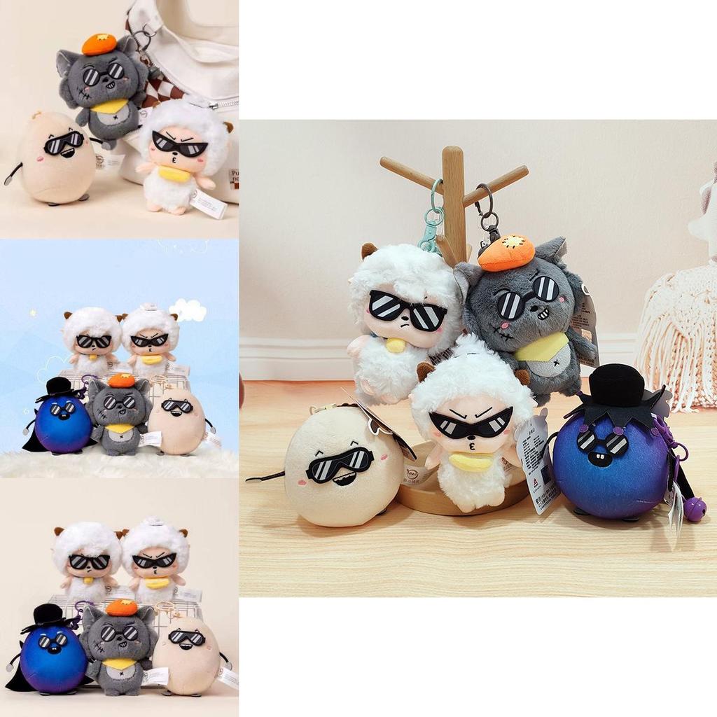 Pleasant Goat And Big Big Wolf Crystal Plush Keychain Soft Toy For Birthday Gift For Teens