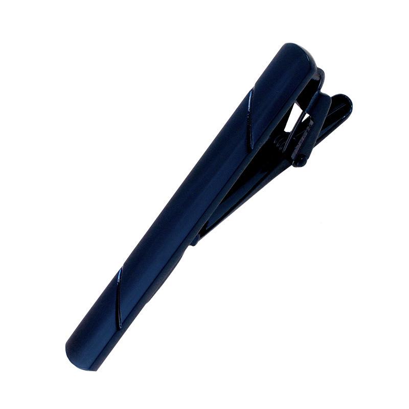 Men's Silver & Gold Minimalist Tie Clip - Formal Business & Wedding Accessory