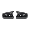 Para Toyota Corolla 2007-2013 Vios Yaris Sedan P90 2008-2013 Capas de espelho retrovisor de carro ABS Fibra de carbono Preto brilhante