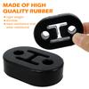 4Pcs Exhaust Pipe Hanger Rubber Exhaust Mount Bracket Shock Absorbent Heavy Duty Exhaust Insulator Universal Car Vehicle Exhaust