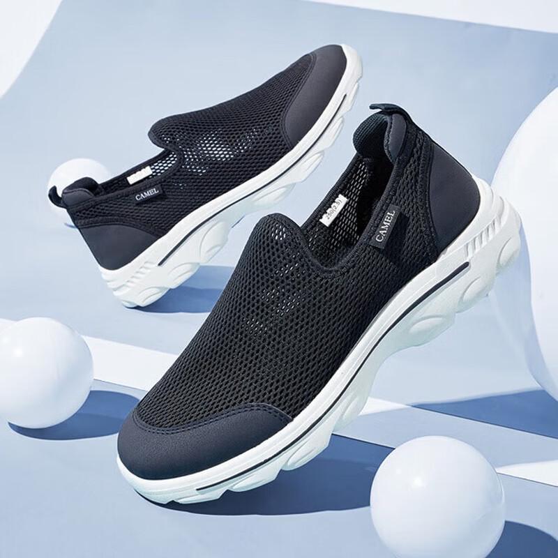 CAMEL Mesh Slip-On Walking Shoes