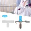 20 PZ Senza Ruggine Durevole Tre Vie Doppia Molla Fontana per Conigli Bevitore Capezzolo per Acqua Articoli