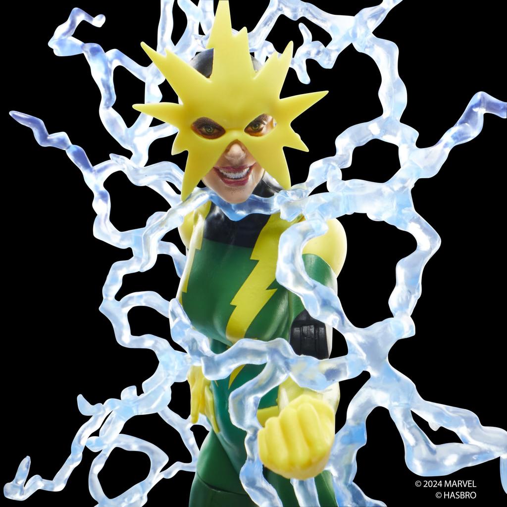 Marvel Legends Series Electro (Francine Frye) Retro Comic Collectible 6-Inch Scale Action Figure