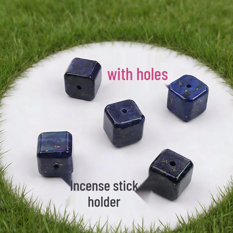 Tumbled Lapis Lazuli 2-3cm Cubes - Imperial Blue Crystal for Live Streaming 2-3cm