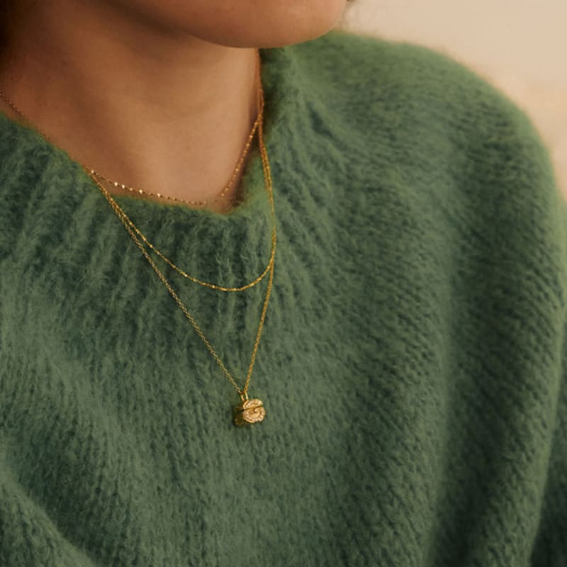 BSWAN Mood Jewelry Box Gold Necklace