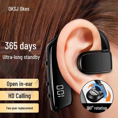 OKSJ Bone Conduction Ear-Hook Bluetooth Headset