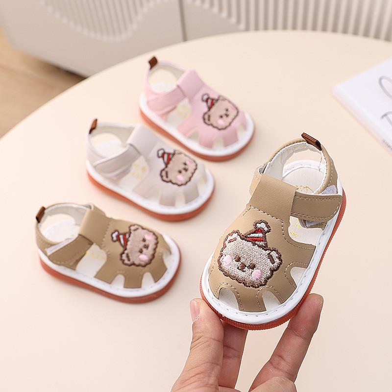Kids Soft Bottom Baby Shoes With Cartoon Style For Early Walkers