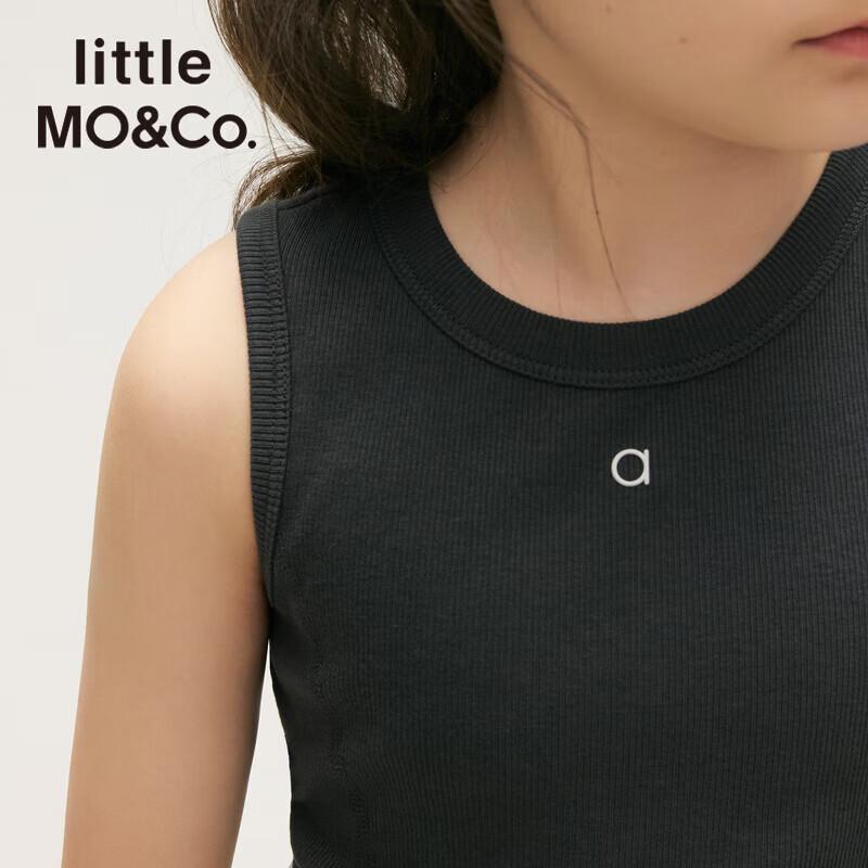 little MO&Co. Girls' Comfortable Knit Sleeveless Top