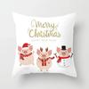 Christmas Decoration Cartoon Santa Claus Polyester Throw Pillow Case Merry Christmas Decorative Pillowcase 45X45Cm