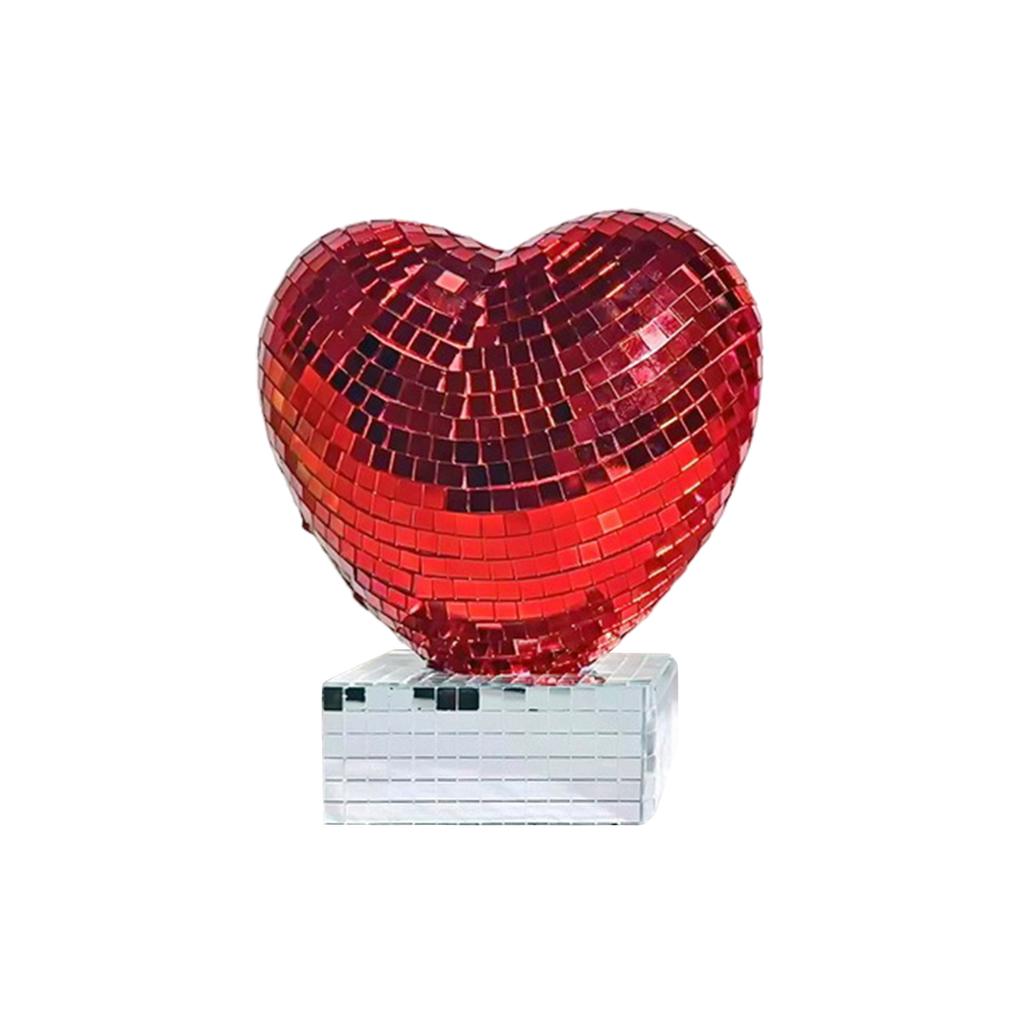 Kärleksspegel Tillbehör Alla hjärtans dag Bröllopsfest Live Hemma Atmosfär Dekoration Prydnader