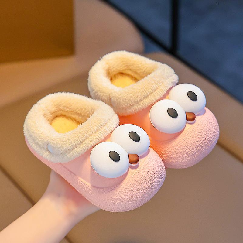 Children's Autumn and Winter Home Indoor Non-slip Cute Cotton Slippers