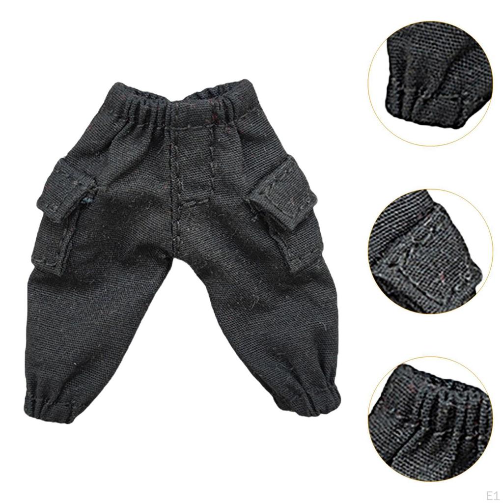 1/18 Casual Pants Accessory Handmade Doll Clothes 3.75 Inch Mini Action Figure for Dress Up