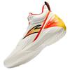New Anta Slip Resistant Coverage Wear Resistant High Top Basketball Shoes Men's White Orange Red 912511604Q-1
