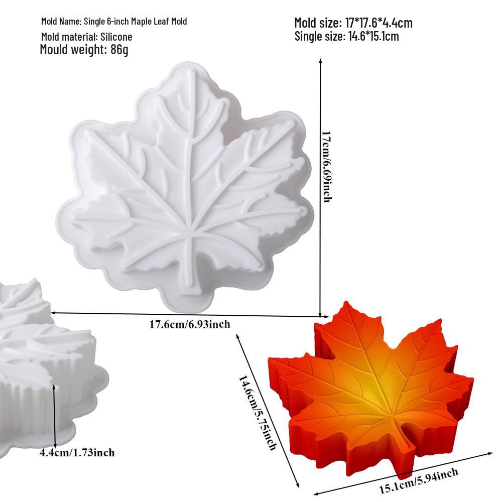 Moule à Gâteau Mousse et Bûche Dessert en Silicone 6 Cavités