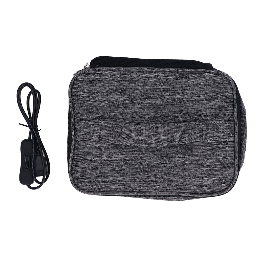 Lunch Bag Portable Oven Multifunctional Waterproof USB Powered Heated Food Container for Driver