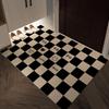 Premium Checkered Non-Slip Loop Pile Doormat for Entrance – Cuttable and Wear-Resistant