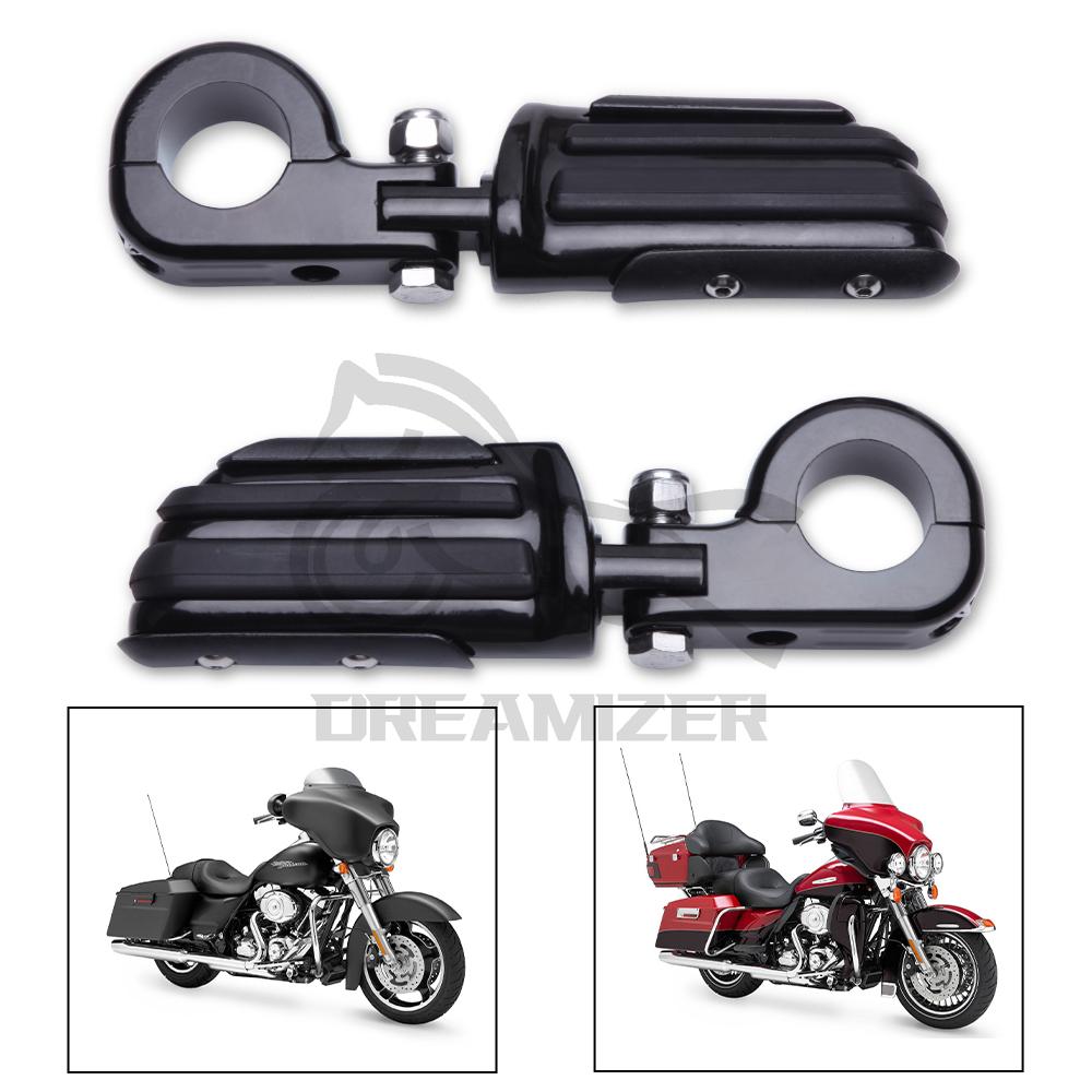 1.25" Highway Engine Bars Foot Pegs For Harley Electra Street Glide Road King Rest Pedals Bracket Clamps Motorcycle