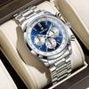 Neue Herren Quarzuhren Luxus Chronograph 30M Wasserdichte Armbanduhren Herrenuhr Reloj Hombre