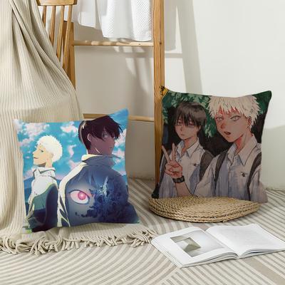 Anime The S-Summer H-Hikaru D-Died Pillow Case Office Cushions Suitable For Sofa Car Bedroom Decorative Cushion Cover