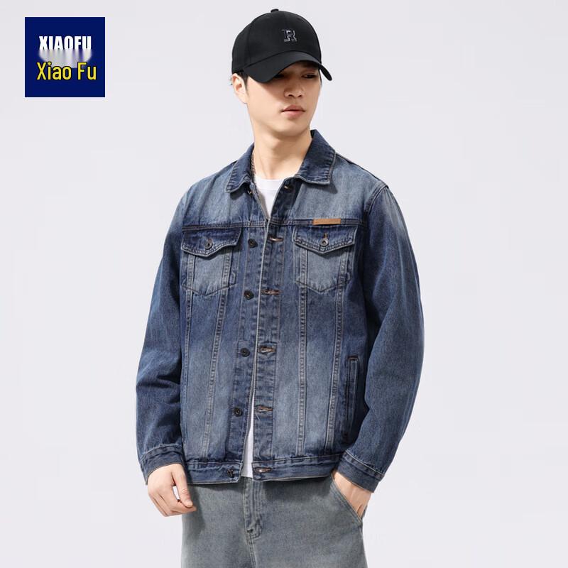 

Men s Retro Casual Denim Jacket 4XL