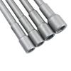 100mm Länge Vertiefen Kraft Nusstreiber Bohrer 6-19MM Schlag Stecknussadapter Für Elektrowerkzeuge 6,35MM Sechskantschaft