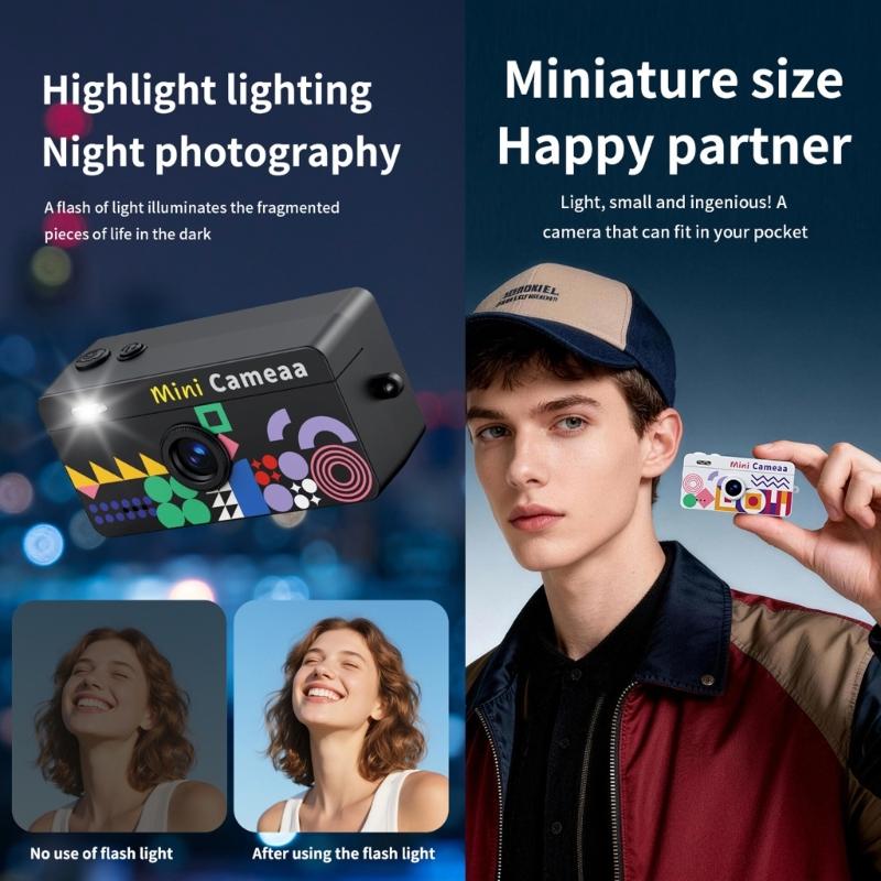 Mini Keychain Thumb Camera Compactly Design For Travel And Outdoor Photography Quality ABS Housing Digital Cameras