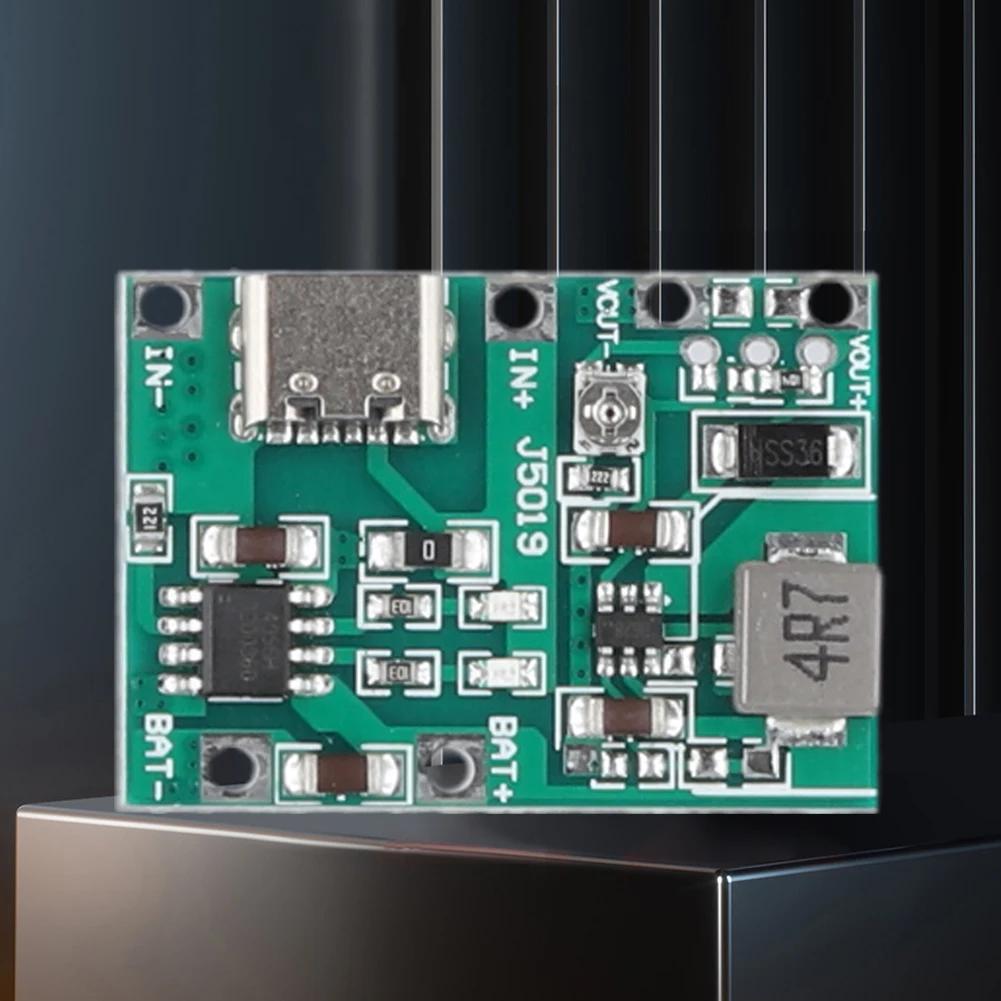 1-2PCS DC-DC Boost Module Type-C TP4056 Charger Discharge Power Board DC4.3-27V Charging Step Up Boost Module DIY Kit Parts