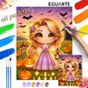 Rapunzel Pumpkin Oil Paint Hand Painting Art Kit. Home Decor Gift