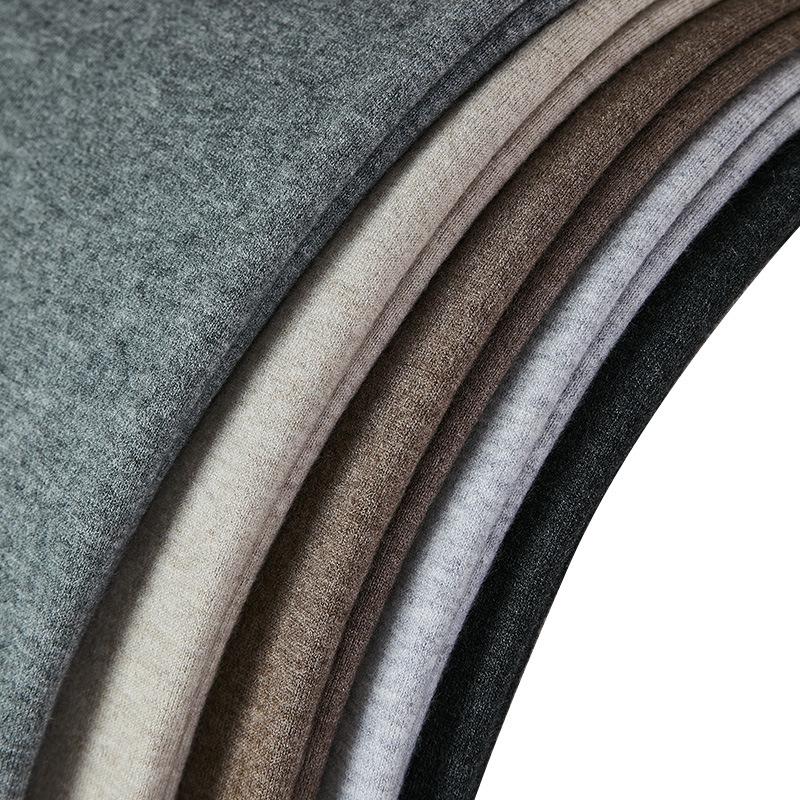 Unisex Double-Layer High-Waisted Wool Cashmere Pants for Autumn/Winter - Thick and Ideal for Middle-Aged and Elderly