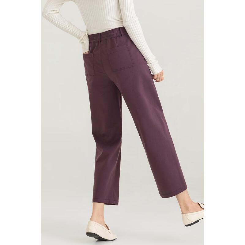 Mengshuya Four-Way Stretch High-Waist Cropped Balloon Pants