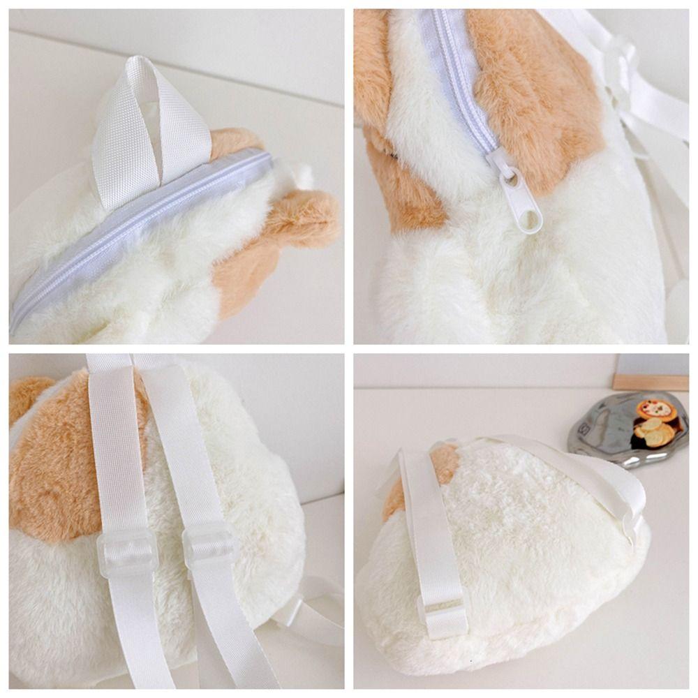 Rabbit Cartoon Plush Schoolbag Penguin Animal Plush Backpack Soft Cartoon Plush Backpack  Student