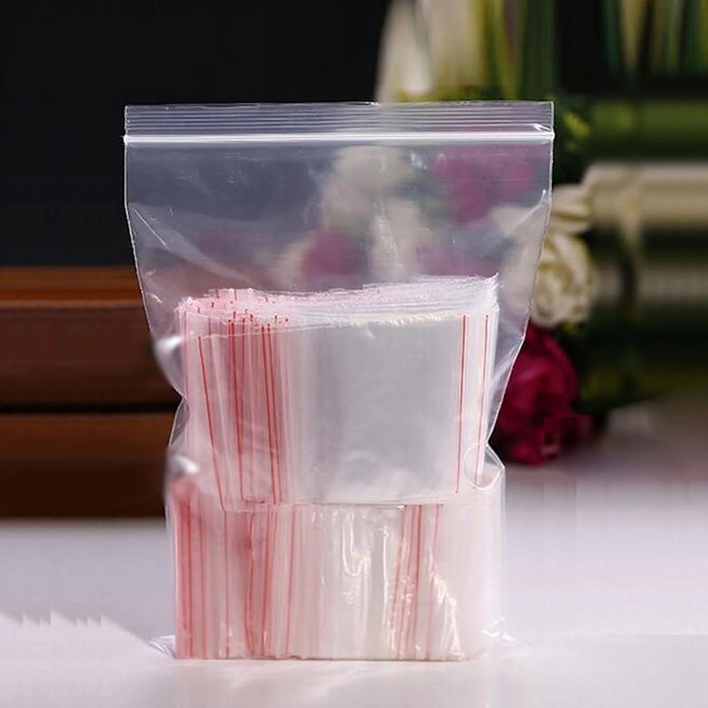 100pcs Transparent Self-sealing Plastic Bags For Gifts Transparent Candy Jewelry Self-adhesive B9Y8
