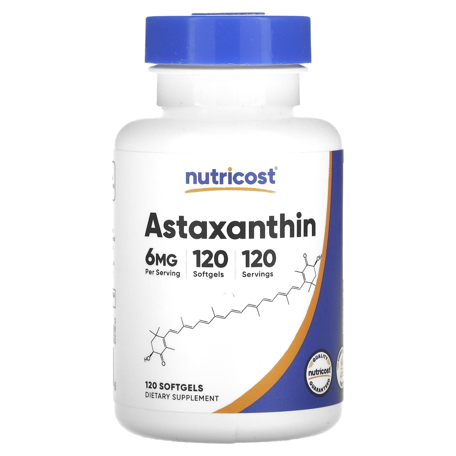 

Nutricost, astaxanthin, 6mg, 120 softgels