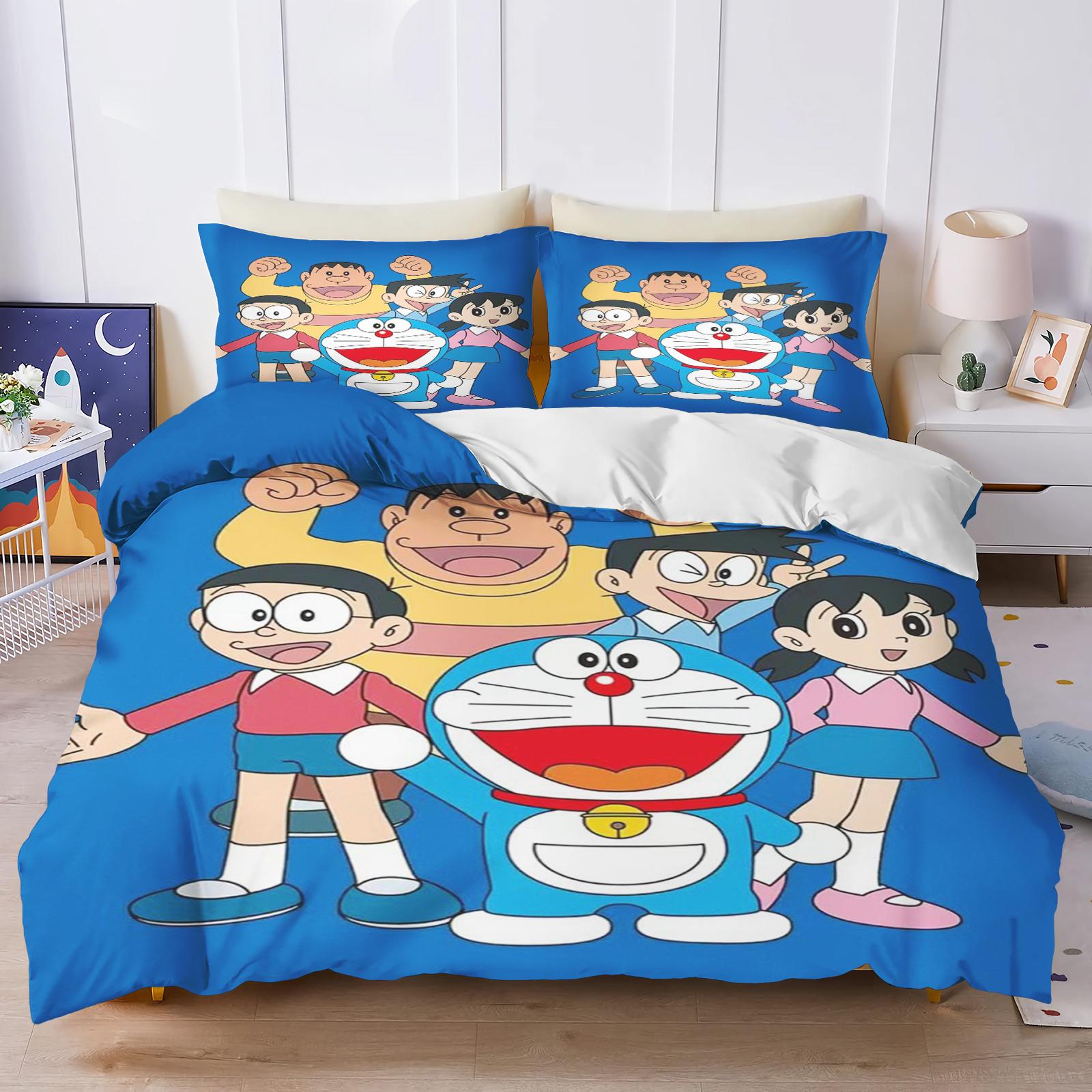 

Comforter Blue Robot Cartoon Home Adult Bedroom Children Comforter Bedding Comforter (quilt)-EU Single(135*200cm)3pcs