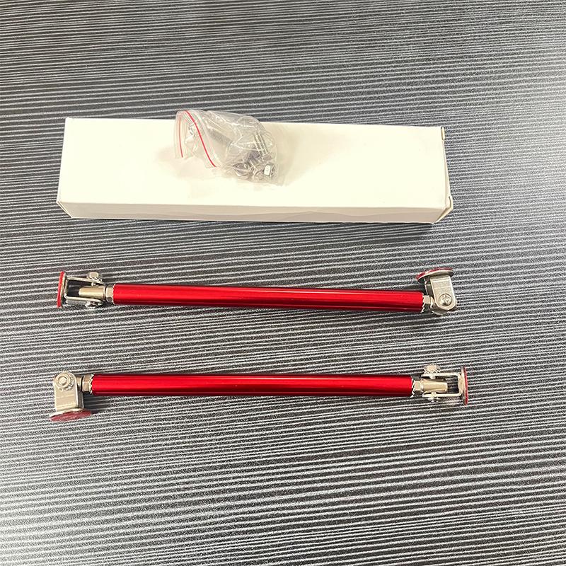 150mm Universal Car Splitter Rods Racing Adjustable Stainless Steel Front Bumper Lip Support Tie Bar Kit Saving Drilling Hole