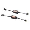 2 STÜCK LED Scheinwerfer Decoder Adapter Canbus Anti-Flimmern Kabelbaum Glühbirnen Widerstand Decoder Warnfehler Löscher H1 H4 H7 H8