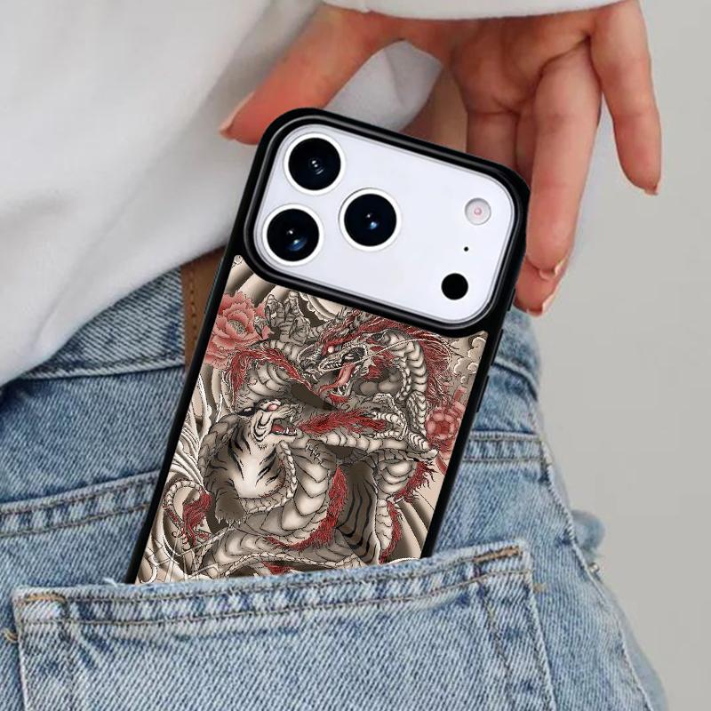 Legendary Chinese Dragon Phone Case for iPhone 17ProMax 12 13 14 15 16e 17 Pro Max Plus Air Cover