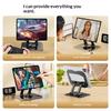 360° Rotatable Tablet Stand Adjustable Foldable Desktop Stand Holder Compatible For 4.7-12 Inch Tablet Phone Laptop Tablet